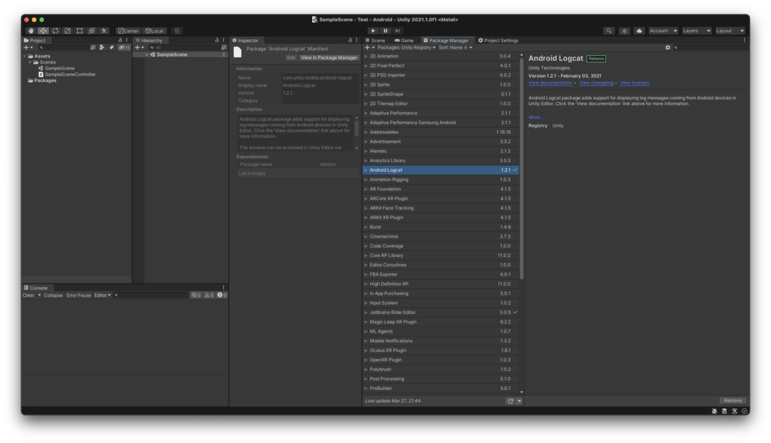 [Unity]Android Logcatのパッケージが実機デバッグ時に便利だったお話 | nobushiueshi