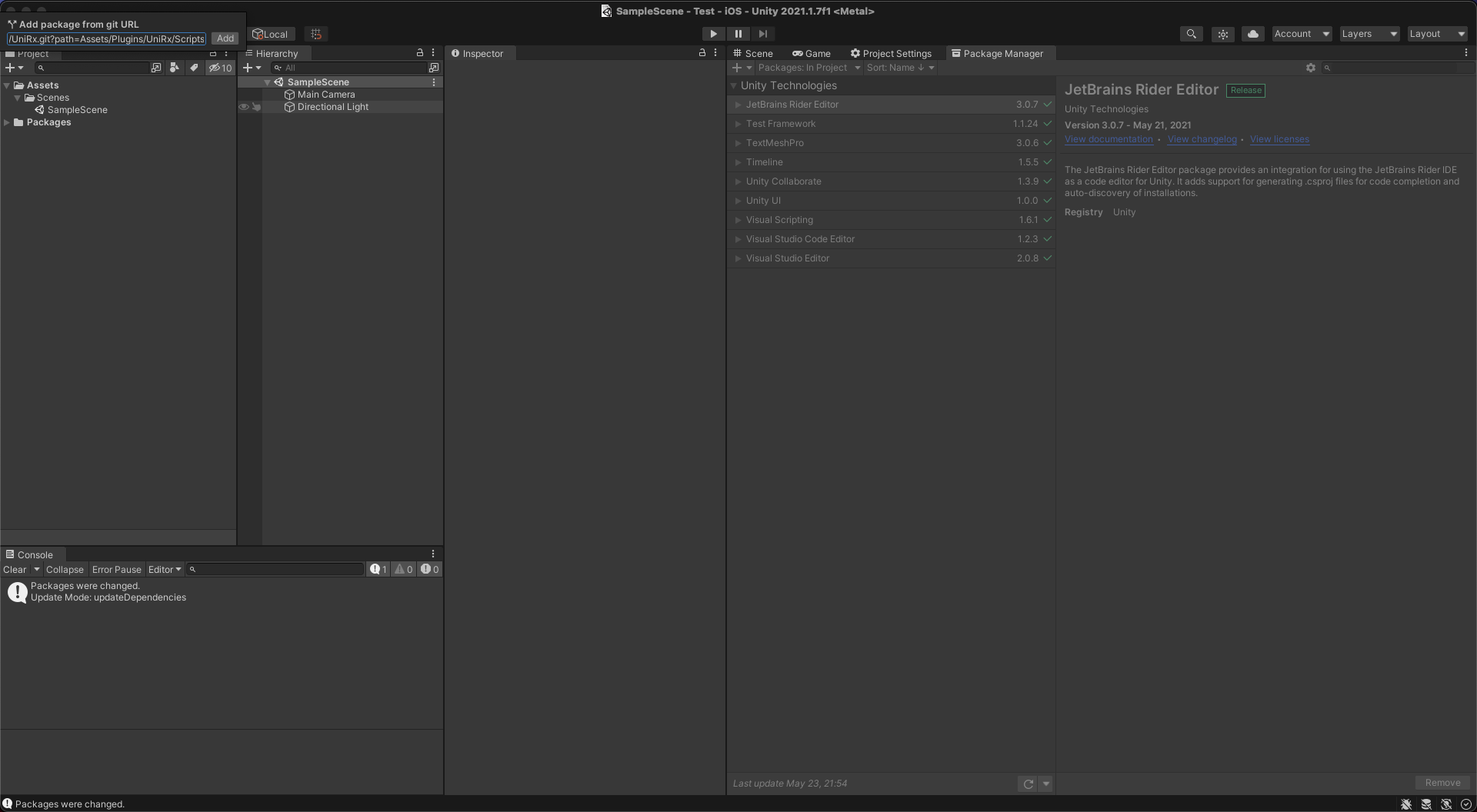 [Unity]UniRxとUniTaskがUPM(Unity Package Manager)に対応していて導入が簡単になっていた ...