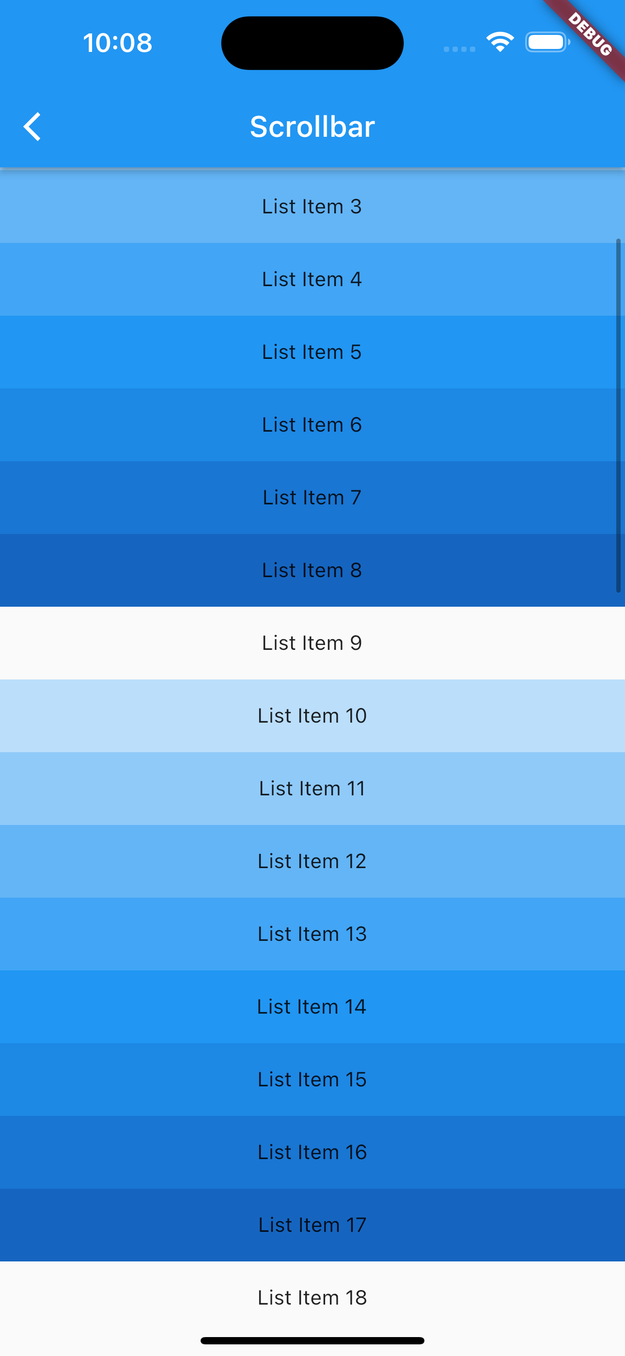  Flutter Flutter Widget Of The Week 97 ExpansionPanel 98 Scrollbar 